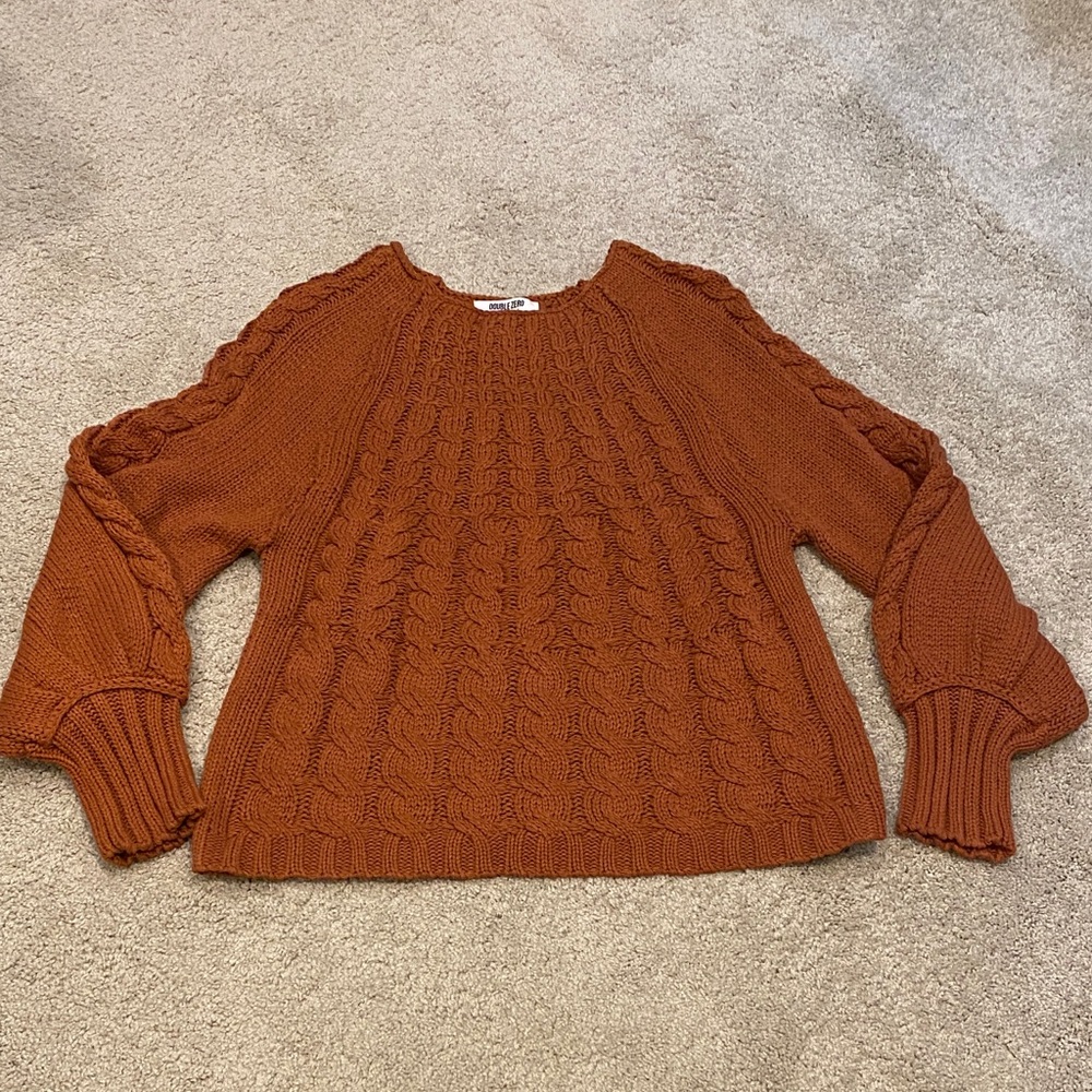 Double Zero women’s brown large sweater